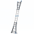 Drabina aluminiowa przegubowa teleskopowa Gierre 5+5 wielofunkcyjna na schody 150 kg 6 m EN-131