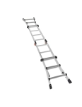 Drabina aluminiowa teleskopowa 4,2m GIERRE 3+4 na schody przegubowa 150kg