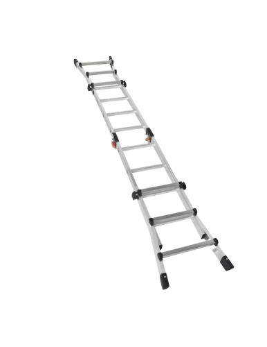 Drabina aluminiowa teleskopowa 4,2m GIERRE 3+4 na schody przegubowa 150kg