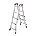 Drabina aluminiowa teleskopowa 4,2m GIERRE 3x4 na schody przegubowa 150 kg