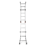 Drabina aluminiowa teleskopowa 4,2m GIERRE 3+4 na schody przegubowa 150kg