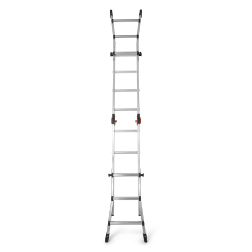 Drabina aluminiowa teleskopowa 4,2m GIERRE 3+4 na schody przegubowa 150kg
