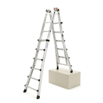 Drabina aluminiowa teleskopowa 6,75 m GIERRE 6+6 na schody przegubowa 150 kg
