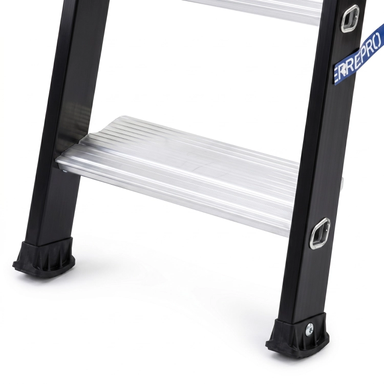 Drabina aluminiowa jednostronna GIERRE 3 stopnie podest 150 kg 2,63 m