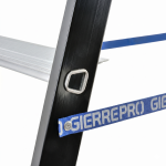Drabina aluminiowa jednostronna GIERRE 8 stopni podest 150 kg 3,84 m