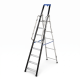 Drabina aluminiowa jednostronna GIERRE 8 stopni podest 150 kg 3,84 m