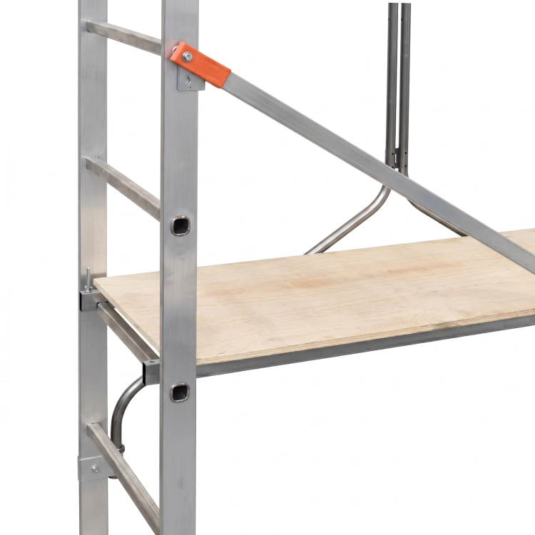 Rusztowanie aluminiowe jezdne GIERRE G-FX001FL 2,91 m składane hamulec 150 kg