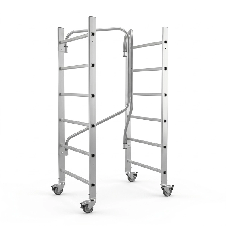 Rusztowanie aluminiowe jezdne GIERRE G-FX001FL 2,91 m składane hamulec 150 kg