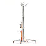 Aluminiowy jezdny manualny podnośnik materiałów Faraone 300 kg 1,95 m