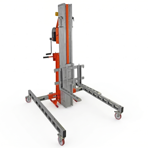 Aluminiowy jezdny manualny podnośnik materiałów Faraone 300 kg 1,95 m