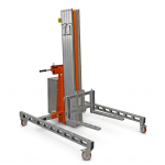 Aluminiowy jezdny elektryczny podnośnik materiałów HWBIG1EL Faraone 300 kg 1,95 m