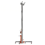 Aluminiowy jezdny manualny podnośnik materiałów HWBIG2 Faraone 300 kg 3,45 m