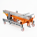 Aluminiowy jezdny manualny podnośnik materiałów HW02 Faraone 250 kg 3,1 m