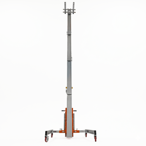 Aluminiowy jezdny manualny podnośnik materiałów HW02 Faraone 250 kg 3,1 m