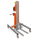 Aluminiowy jezdny elektryczny podnośnik materiałów HW02EL Faraone 250 kg 3,1 m