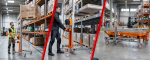 Aluminiowy jezdny manualny podnośnik materiałów HW03 Faraone 200 kg 4,45 m