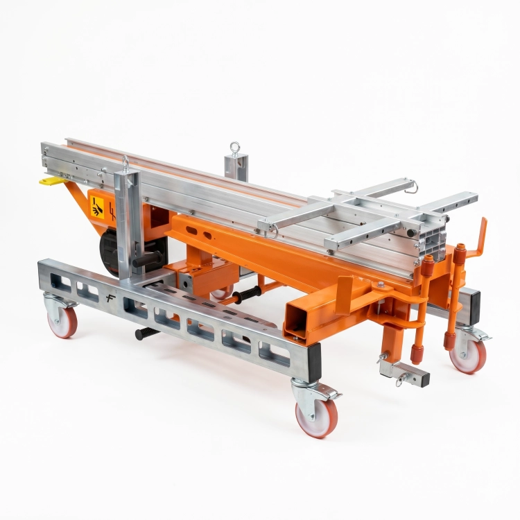 Aluminiowy jezdny elektryczny podnośnik materiałów HW03EL Faraone 200 kg 4,45 m