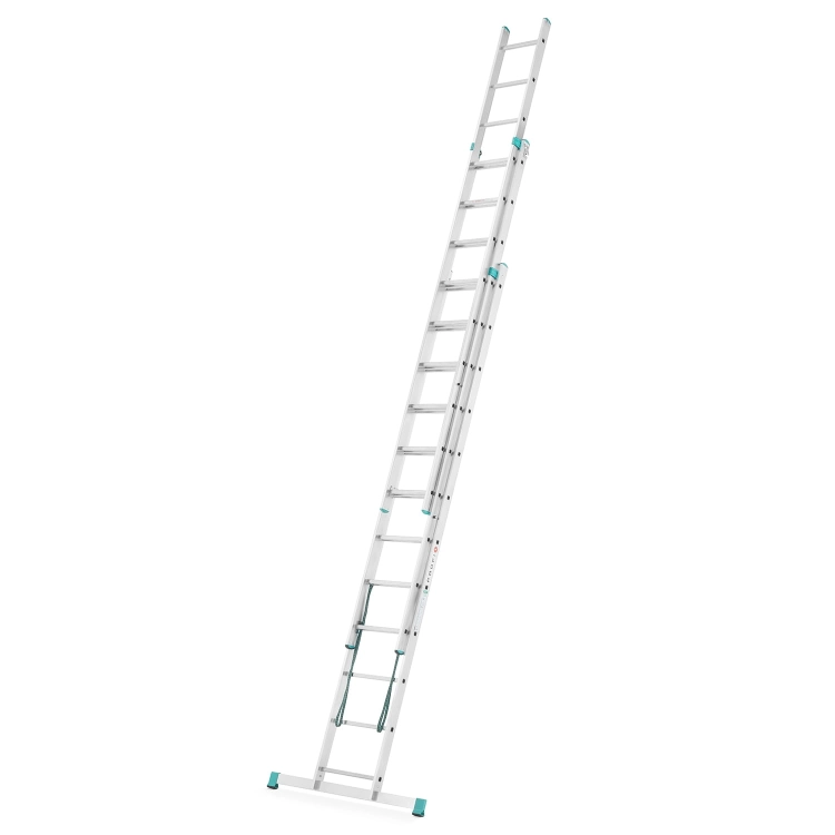 Drabina aluminiowa 3x12 wielofunkcyjna MOCNA 7,98m uniwersalna udźwig 150kg