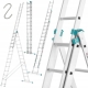 Drabina aluminiowa 3x12 wielofunkcyjna MOCNA 7,98m uniwersalna udźwig 150kg