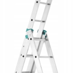 Drabina aluminiowa 3x12 wielofunkcyjna MOCNA 7,98m uniwersalna udźwig 150kg