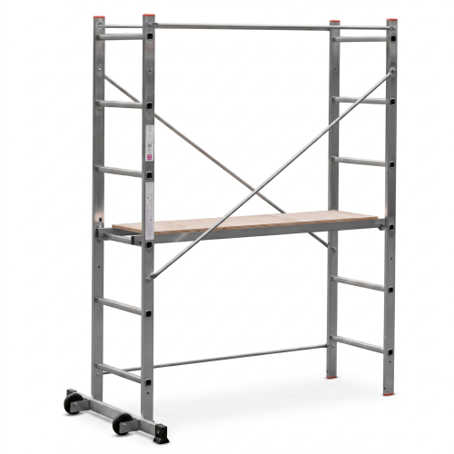 Rusztowanie aluminiowe jezdne przejezdne GIERRE Easy 100 G-FA100EY 2,86 m modułowe