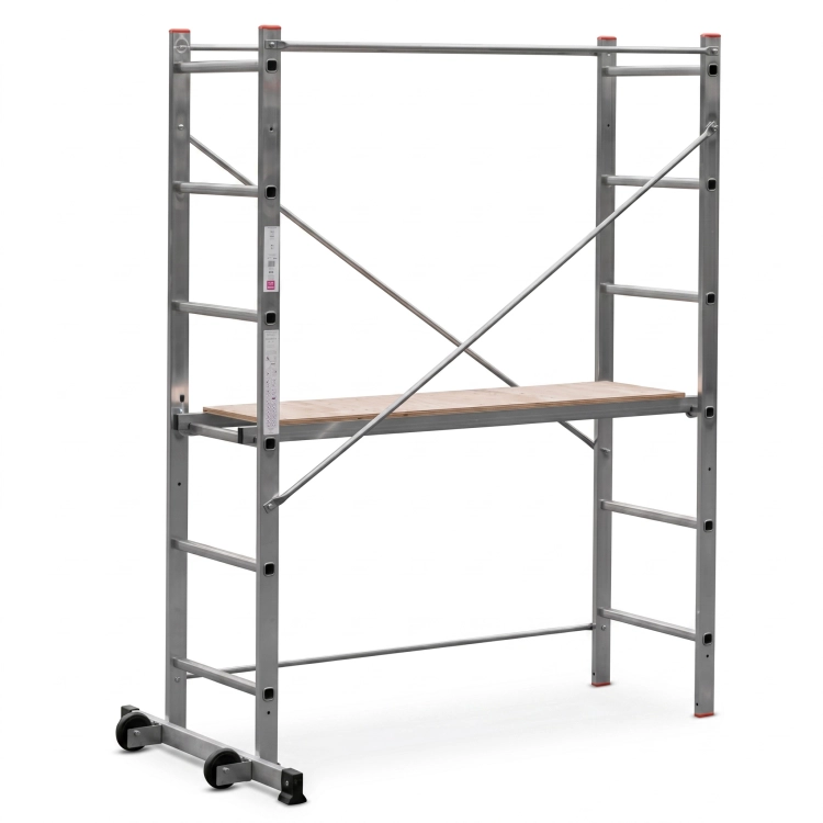 Rusztowanie aluminiowe jezdne przejezdne GIERRE Easy 100 G-FA100EY 2,86 m modułowe