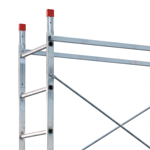 Rusztowanie aluminiowe jezdne przejezdne GIERRE Easy 400 G-FA400EY 3,95 m modułowe