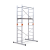 Rusztowanie aluminiowe przegubowe jezdne przejezdne 4w1 GIERRE Easy 200 G-FA200EY 3,8 m modułowe
