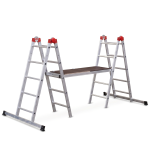 Rusztowanie aluminiowe przegubowe jezdne przejezdne 4w1 GIERRE Easy 200 G-FA200EY 3,8 m modułowe