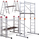 Rusztowanie aluminiowe przegubowe wielofunkcyjne drabina przegubowa 4w1 GIERRE Easy 200 G-FA200EY 3,8 m modułowe