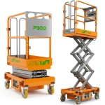 Podnośnik osobowy elektryczny AXOLIFT P300 zwyżka elektryczna podest roboczy ruchomy 4,95 m