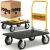 Wózek magazynowy transportowy platformowy składany pompowane koła HIGHER PRO 700 kg LH10-700-P