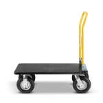 Wózek magazynowy transportowy platformowy składany pompowane koła HIGHER PRO 700 kg LH10-700-P