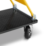 Wózek magazynowy transportowy platformowy składany pompowane koła HIGHER PRO 700 kg LH10-700-P