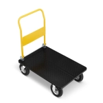 Wózek magazynowy transportowy platformowy składany pompowane koła HIGHER PRO 700 kg LH10-700-P