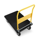 Wózek magazynowy transportowy platformowy składany pompowane koła HIGHER PRO 700 kg LH10-700-P