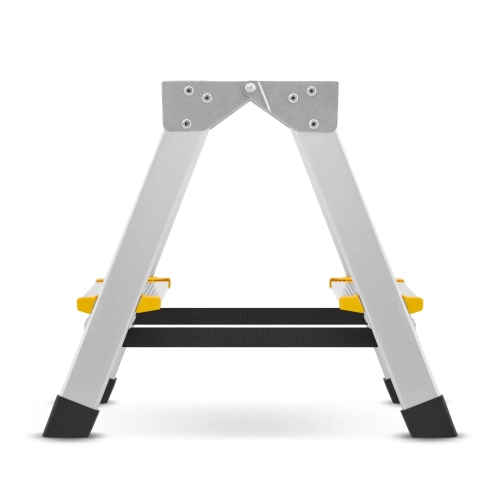 Drabina aluminiowa domowa dwustronna składana HIGHER 2x2 stopnie taboret podnóżek schodek