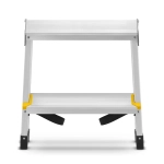 Drabina aluminiowa domowa dwustronna składana HIGHER 2x2 stopnie taboret podnóżek schodek
