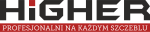 Drabina aluminiowa domowa dwustronna składana HIGHER 2x4 stopnie taboret podnóżek schodek