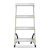 Drabina aluminiowa domowa dwustronna składana HIGHER 2x4 stopnie taboret podnóżek schodek