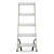 Drabina aluminiowa domowa dwustronna składana HIGHER 2x5 stopni taboret podnóżek schodek
