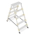 Drabina aluminiowa domowa dwustronna składana HIGHER 2x5 stopni taboret podnóżek schodek