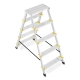 Drabina aluminiowa domowa dwustronna składana HIGHER 2x5 stopni taboret podnóżek schodek