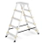 Drabina aluminiowa domowa dwustronna składana HIGHER 2x5 stopni taboret podnóżek schodek