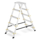 Drabina aluminiowa domowa dwustronna składana HIGHER 2x5 stopni taboret podnóżek schodek