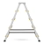 Drabina aluminiowa domowa dwustronna składana HIGHER 2x5 stopni taboret podnóżek schodek