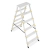 Drabina aluminiowa domowa dwustronna składana HIGHER 2x6 stopni taboret podnóżek schodek