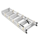 Drabina aluminiowa domowa dwustronna składana HIGHER 2x6 stopni taboret podnóżek schodek