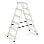 Drabina aluminiowa domowa dwustronna składana HIGHER 2x6 stopni taboret podnóżek schodek