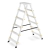 Drabina aluminiowa domowa dwustronna składana HIGHER 2x6 stopni taboret podnóżek schodek